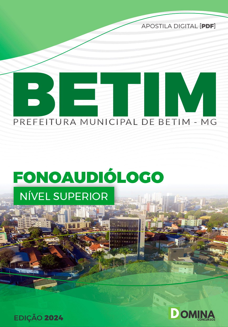 Apostila Pref Betim MG 2024 Fonoaudiólogo