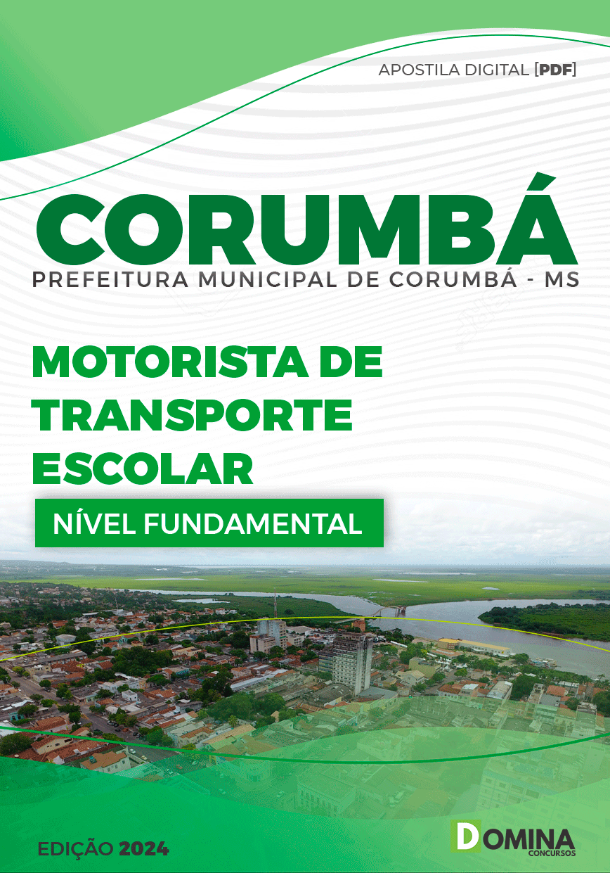 Apostila Pref Corumbá MS 2024 Motorista Transporte Escolar