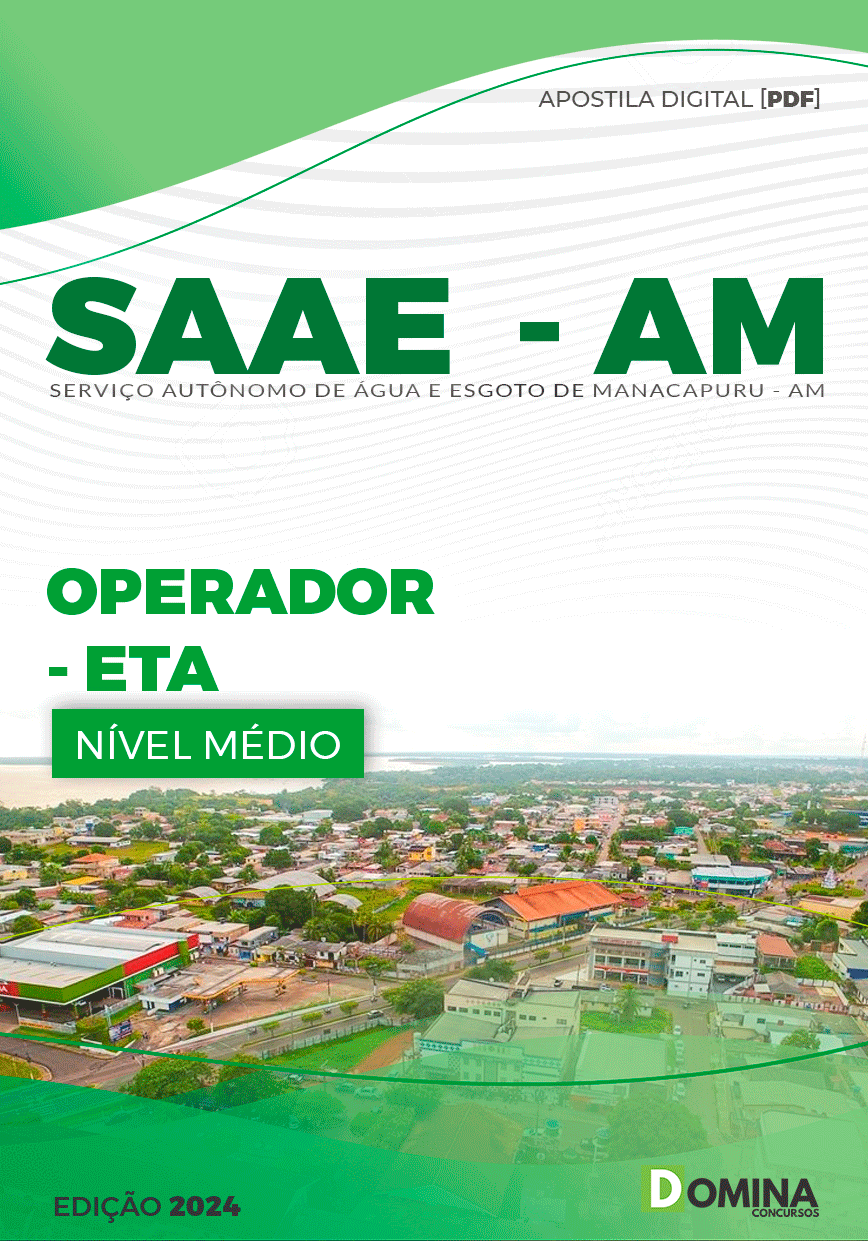 Apostila SAAE Manacapuru AM 2024 Operador ETA