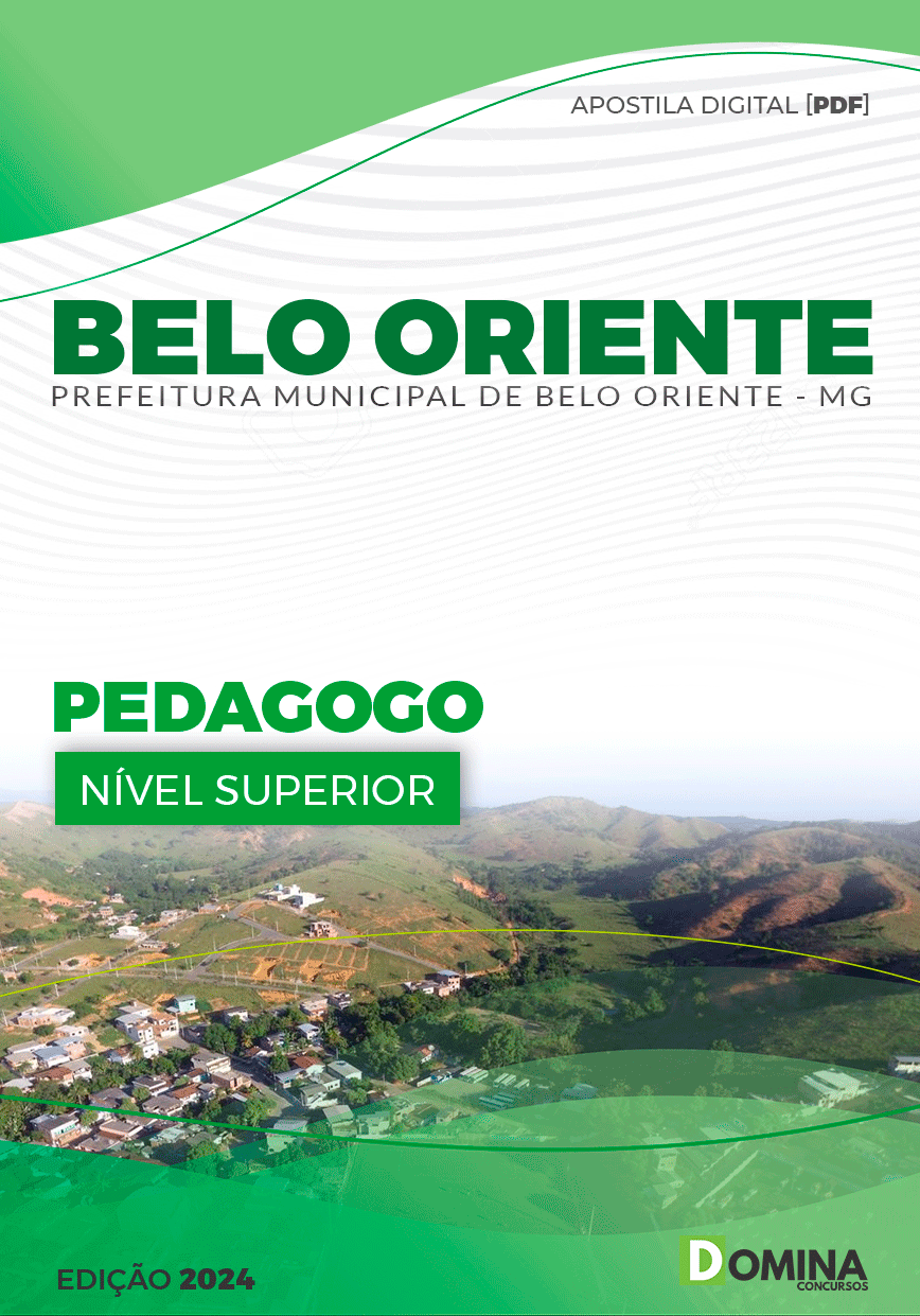 Apostila Pref Belo Oriente MG 2024 Pedagogo