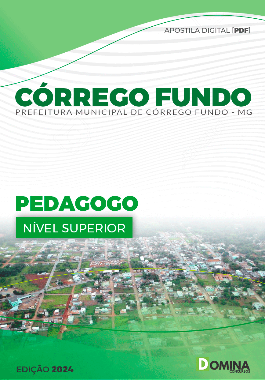 Apostila Córrego Fundo MG 2024 Pedagogo