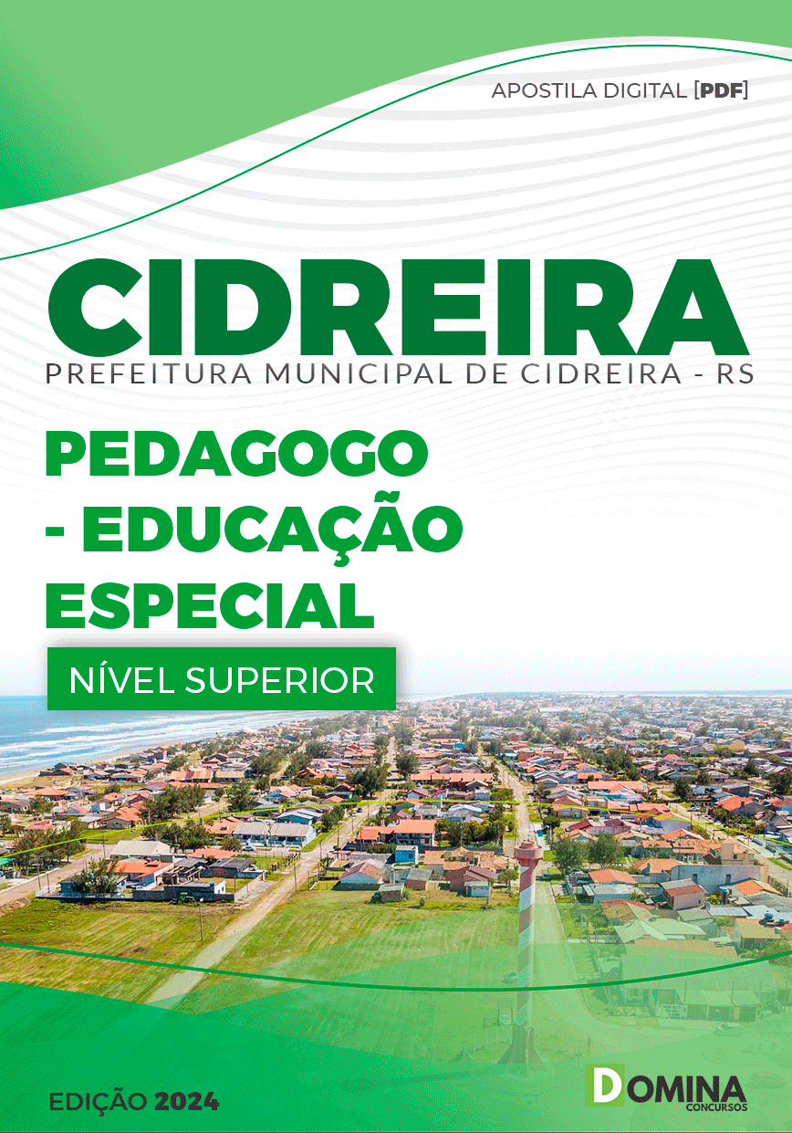 Apostila Pref Cidreira RS 2024 Pedagogo Educação Especial