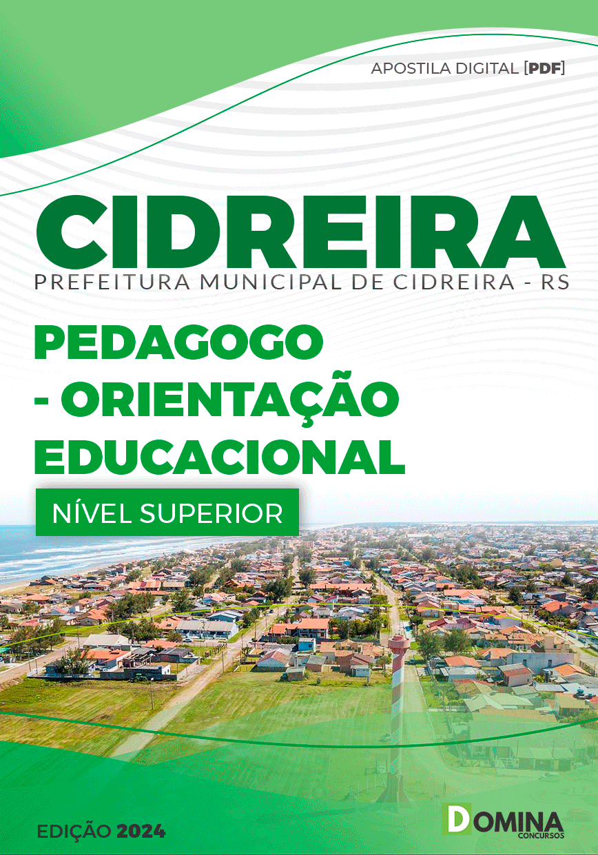 Apostila Pref Cidreira RS 2024 Pedagogo Orientação Educacional