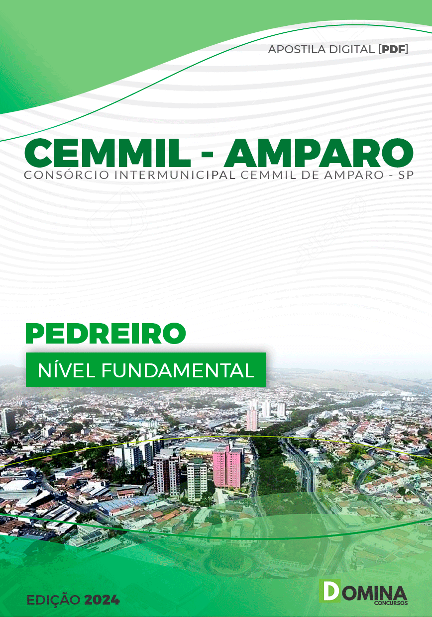 Apostila CEMMIL Amparo SP 2024 Pedreiro