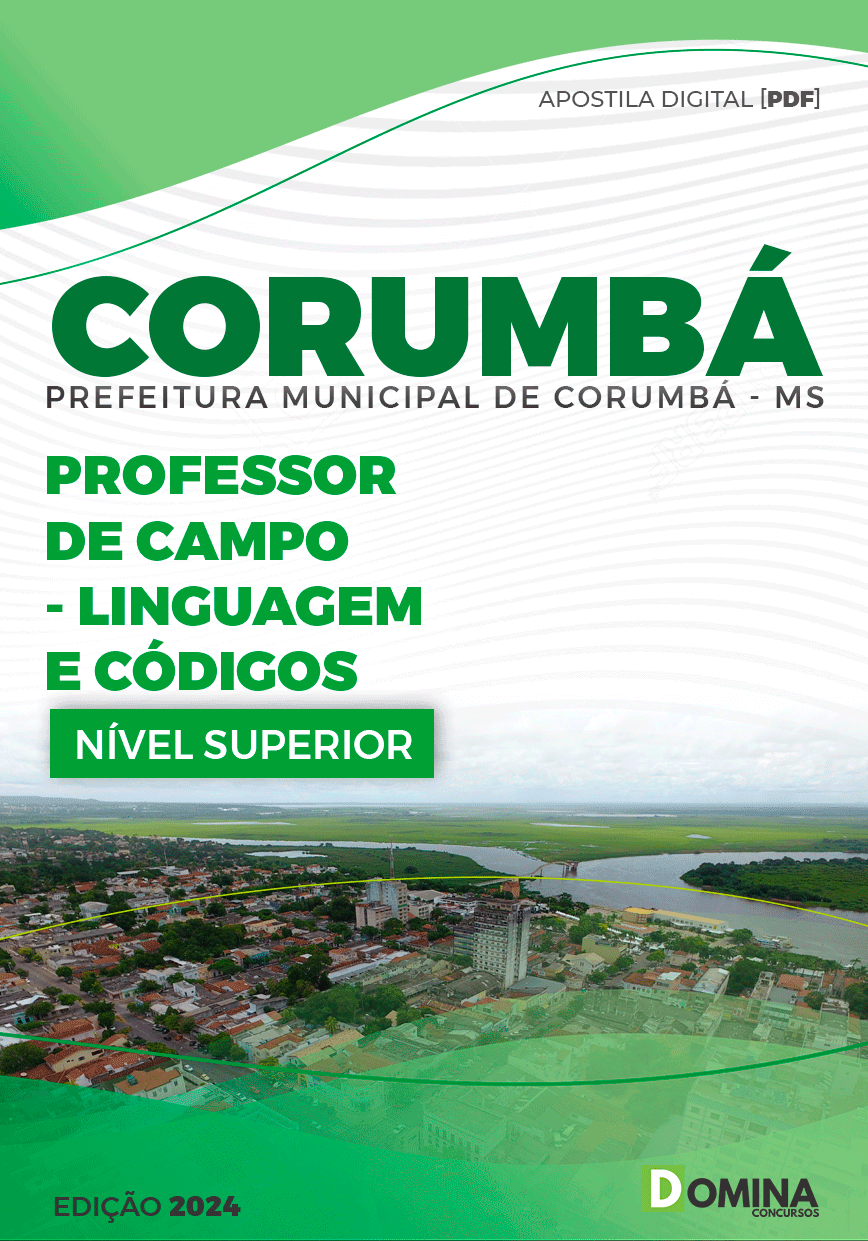 Apostila Pref Corumbá MS 2024 Professor Linguagem Seus Códigos