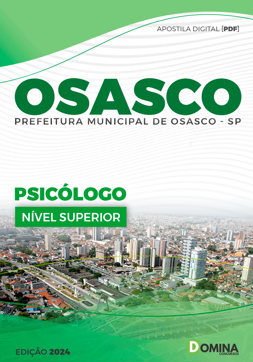 Apostila Pref Osasco SP 2024 Psicólogo