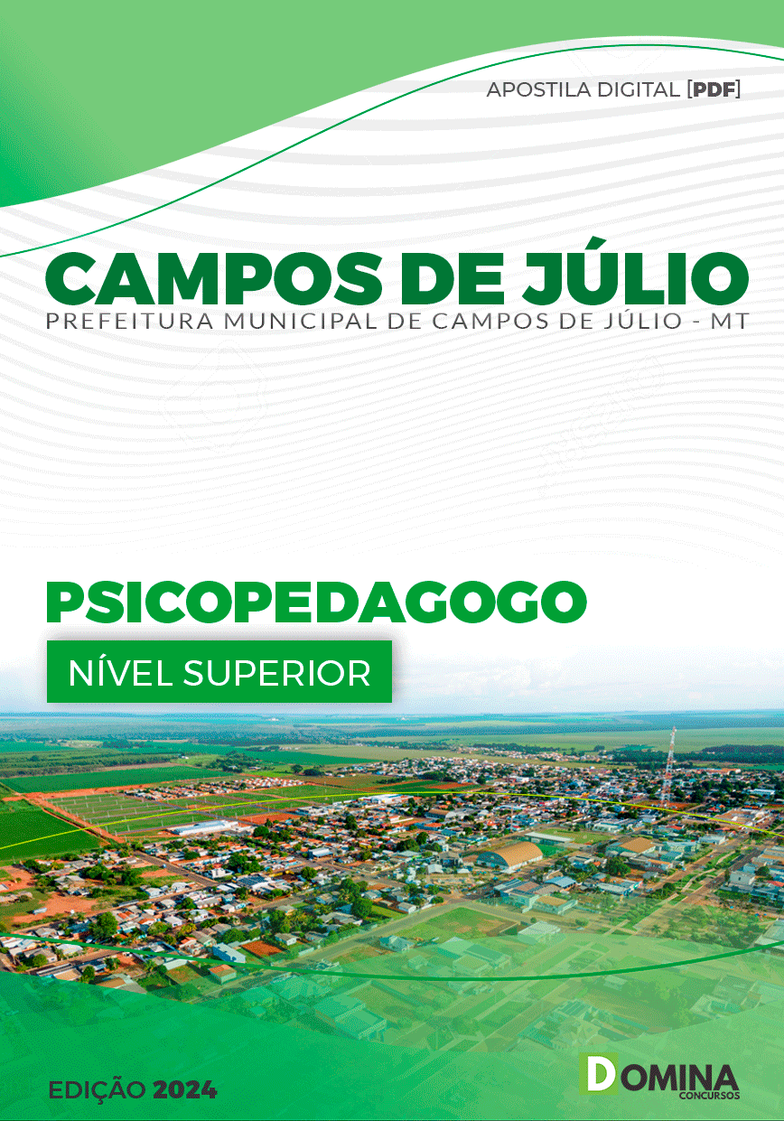 Apostila Pref Campos de Júlio MT 2024 Psicopedagogo