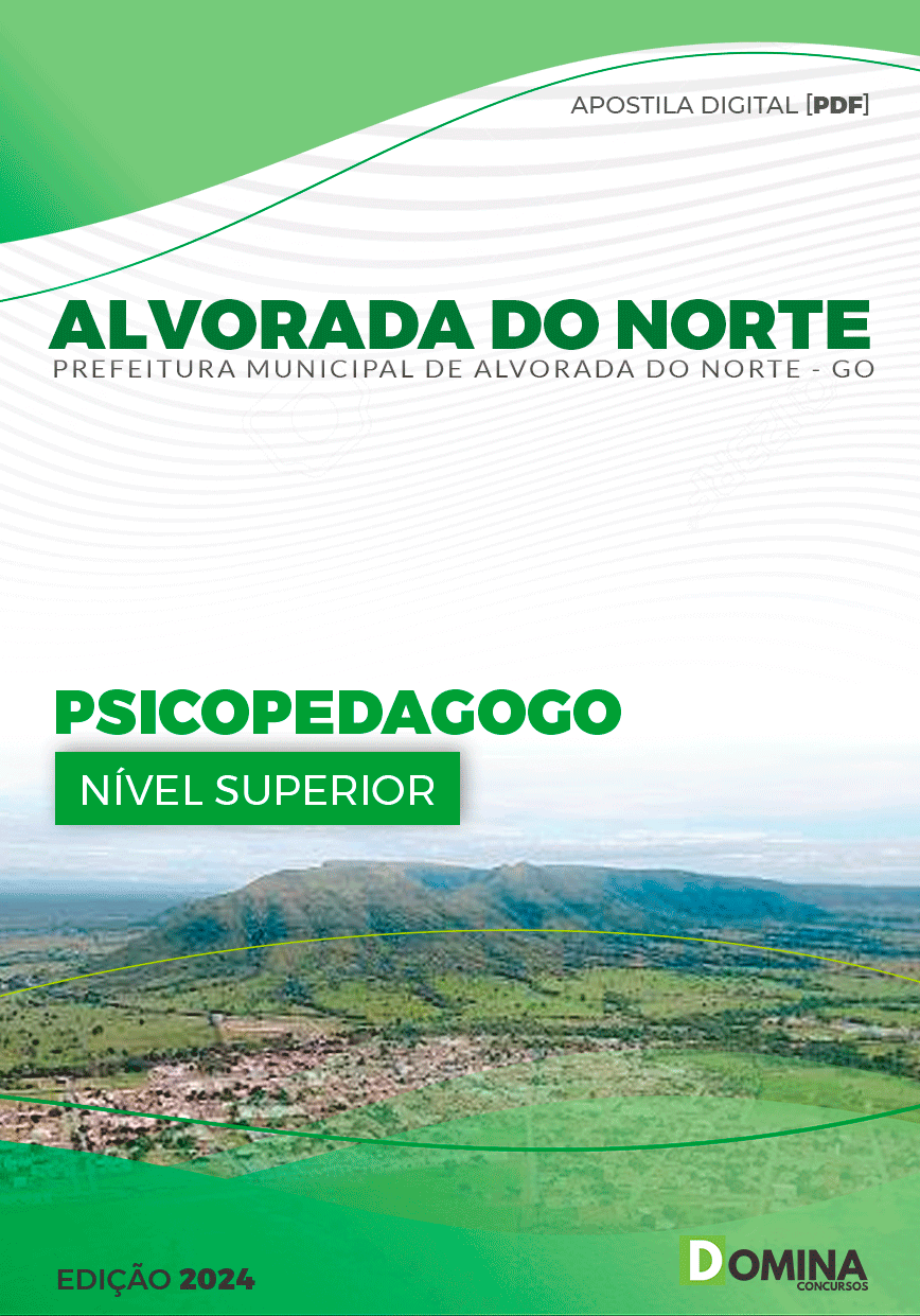 Apostila Pref Alvorada do Norte GO 2024 Psicopedagogo