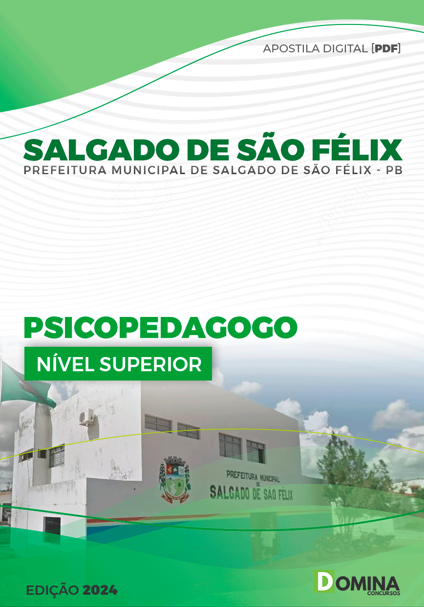 Apostila Pref Salgado de São Félix PB 2024 Psicopedagogo