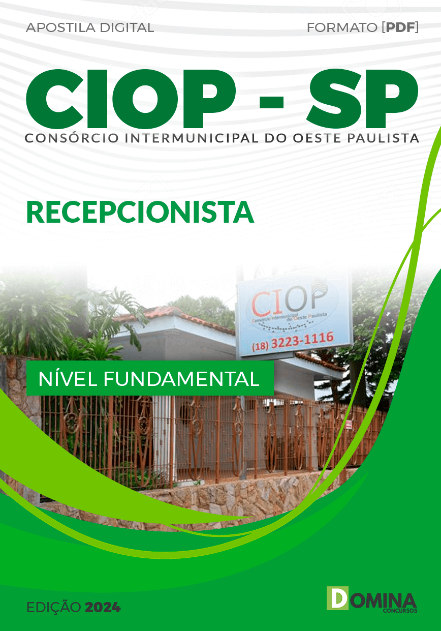 Apostila CIOP SP 2024 Recepcionista