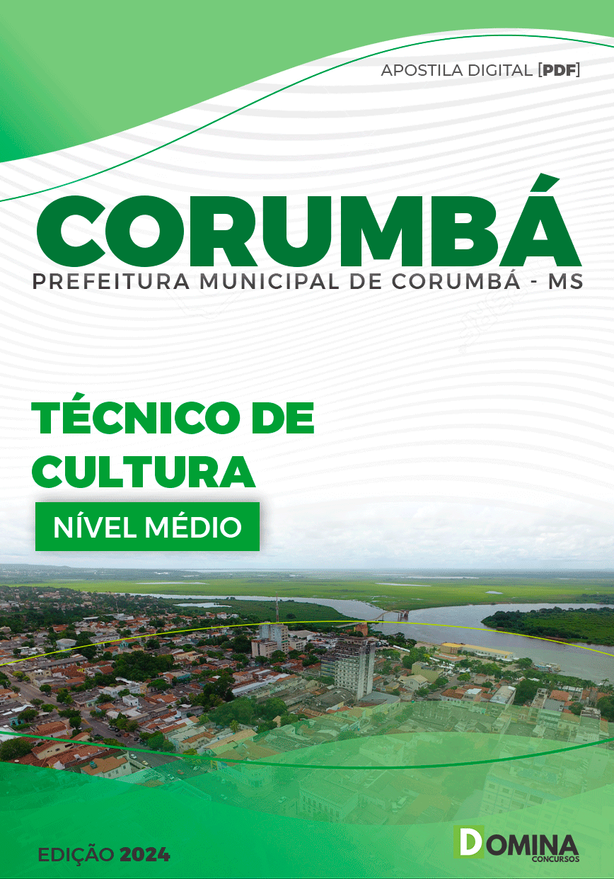 Apostila Pref Corumbá MS 2024 Técnico Cultura