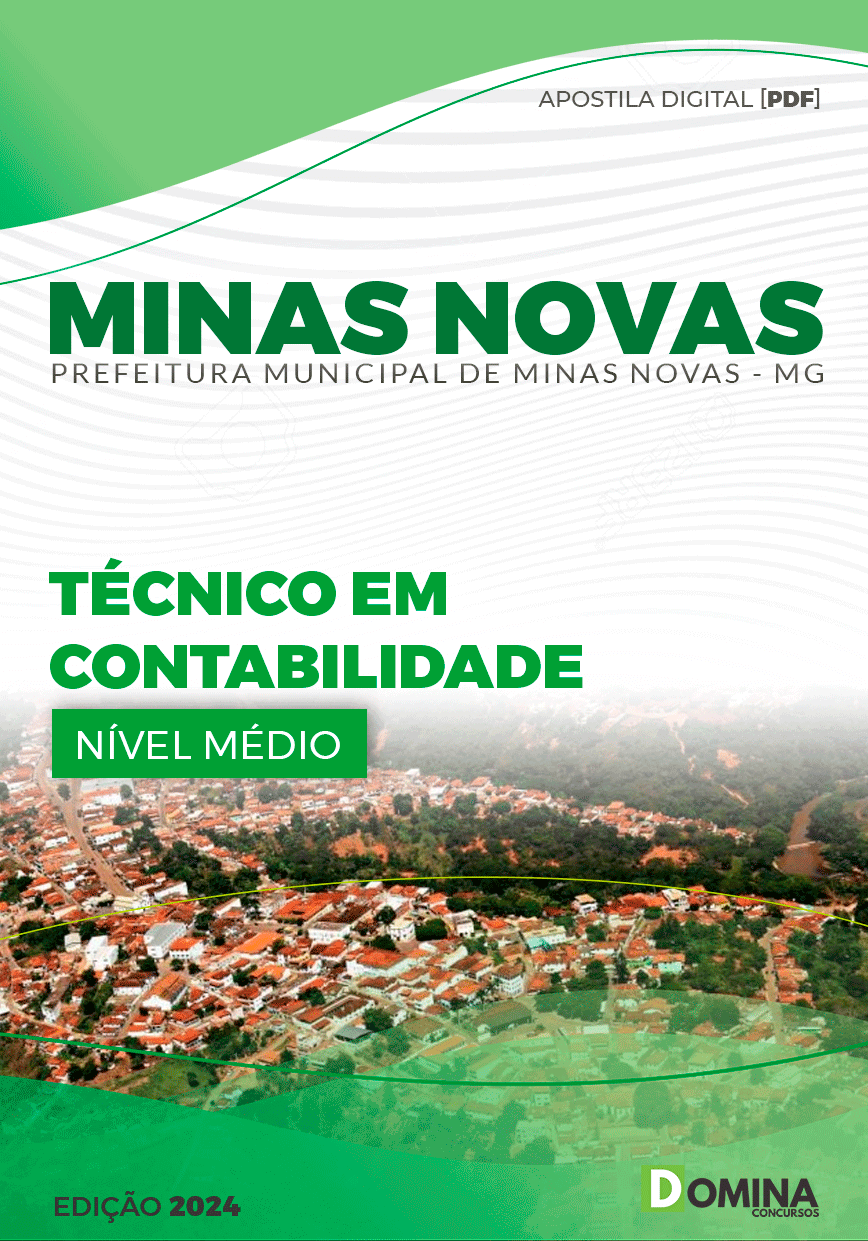 Apostila Pref Minas Novas MG 2024 Técnico Contabilidade