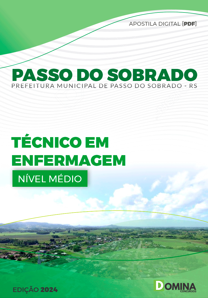 Apostila Pref Passo do Sobrado RS 2024 Técnico em Enfermagem