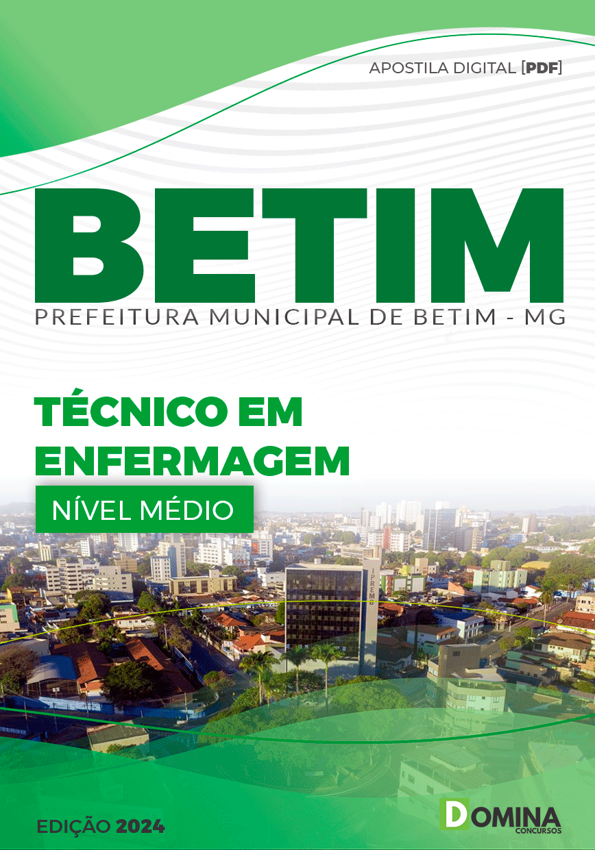 Apostila Pref Betim MG 2024 Técnico em Enfermagem