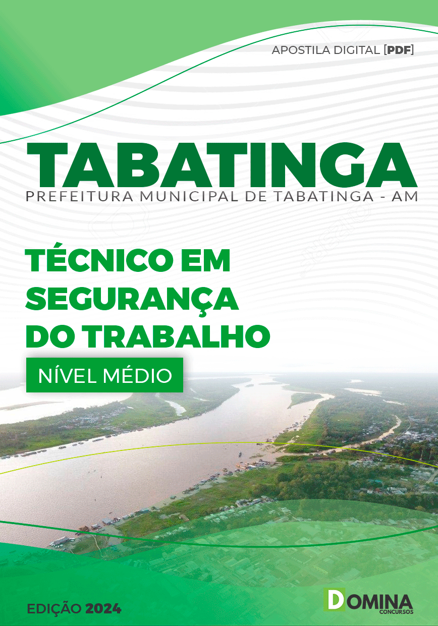 Apostila Pref Tabatinga AM 2024 Técnico Segurança Trabalho