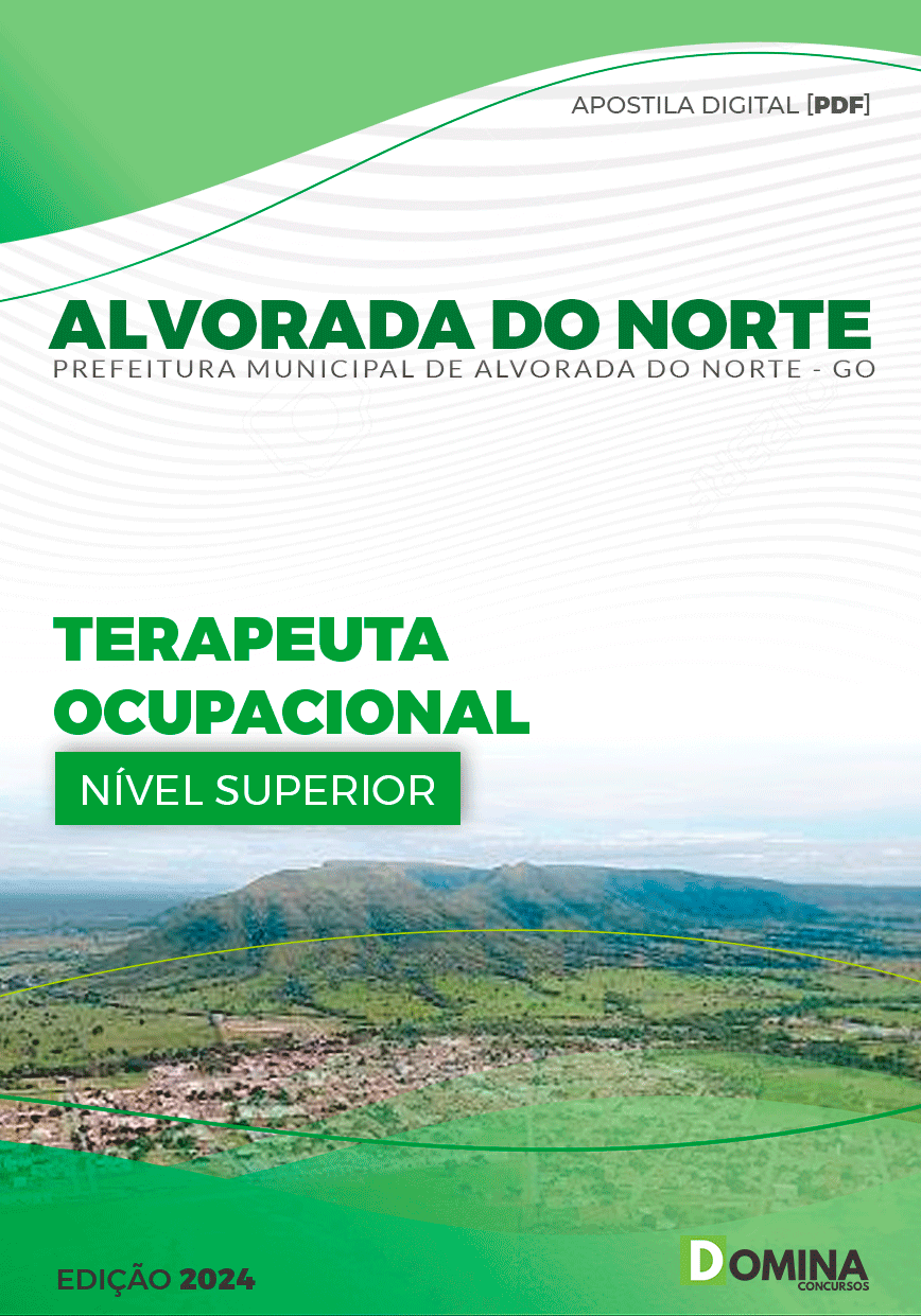 Apostila Pref Alvorada do Norte GO 2024 Terapeuta Ocupacional