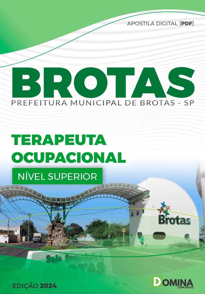 Apostila Concurso Pref Brotas SP 2024 Terapeuta Ocupacional