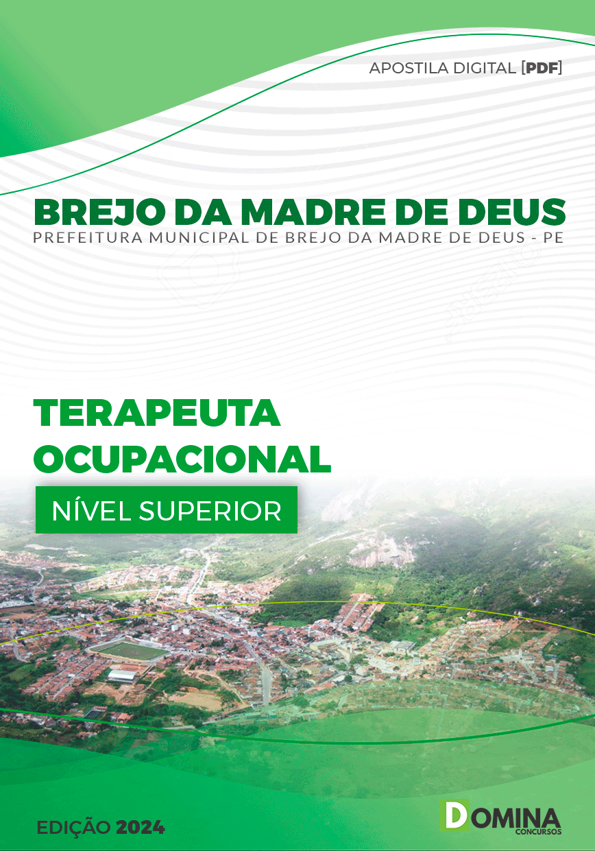 Apostila Pref Brejo da Madre de Deus PE 2024 Terapeuta Ocupacional