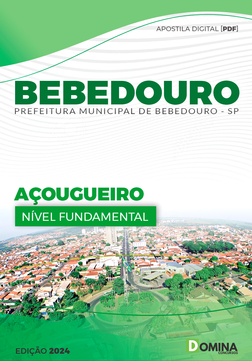 Apostila Pref Bebedouro SP 2024 Açougueiro