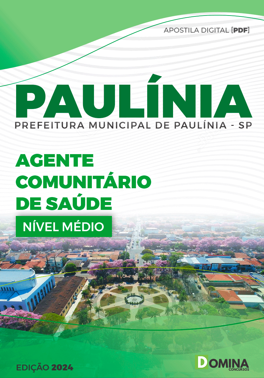 Apostila Pref Paulínia SP 2024 Agente Comunitário de Saúde