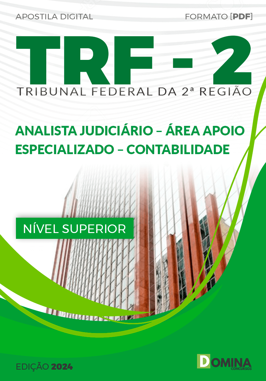 Apostila TRF 2 2024 Analista Judiciário Contabilidade