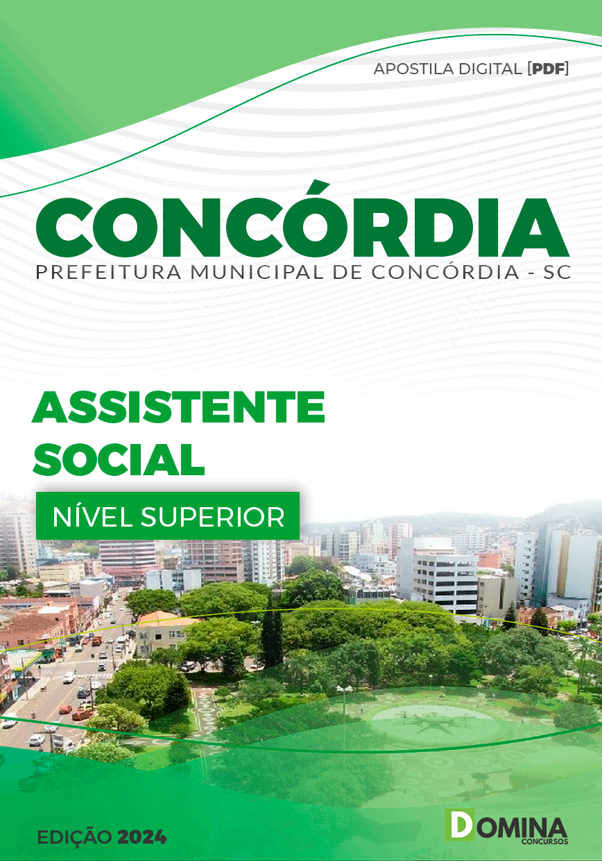 Apostila Prefeitura Concórdia SC 2024 Assistente Social