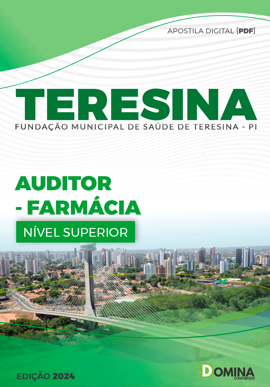Apostila FMS Teresina PI 2024 Auditor Farmácia