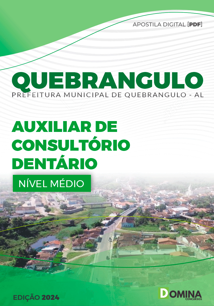 Pref Quebrangulo AL 2024 Auxiliar de Consultório Dentário