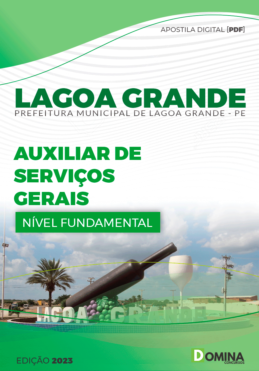 Apostila Pref Lagoa Grande PE 2024 Auxiliar Serviços Gerais