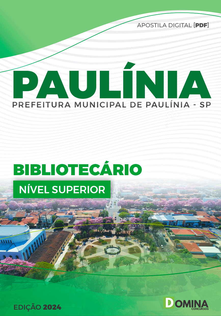 Apostila Pref Paulínia SP 2024 Bibliotecário