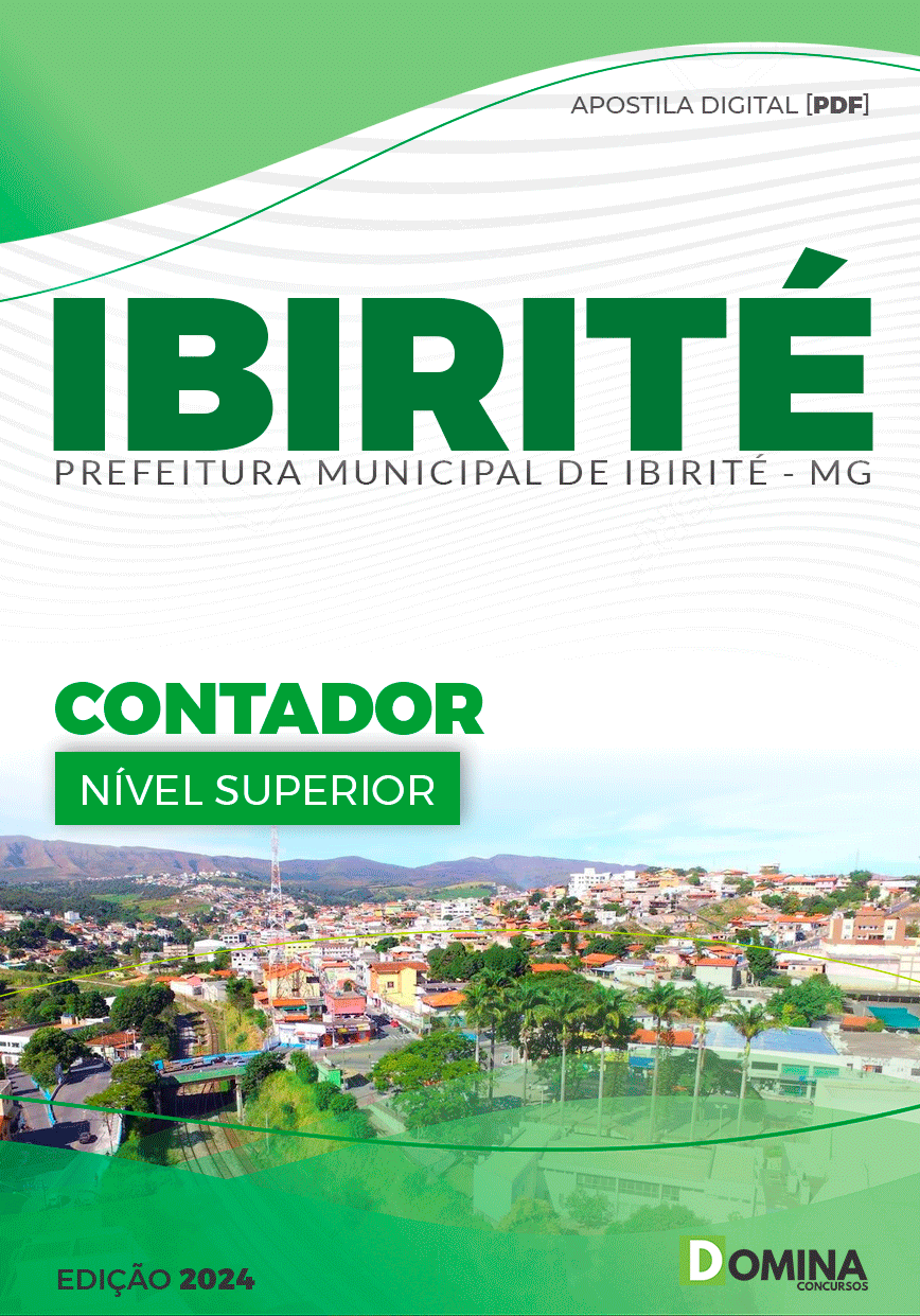 Apostila Pref Ibirité MG 2024 Contador