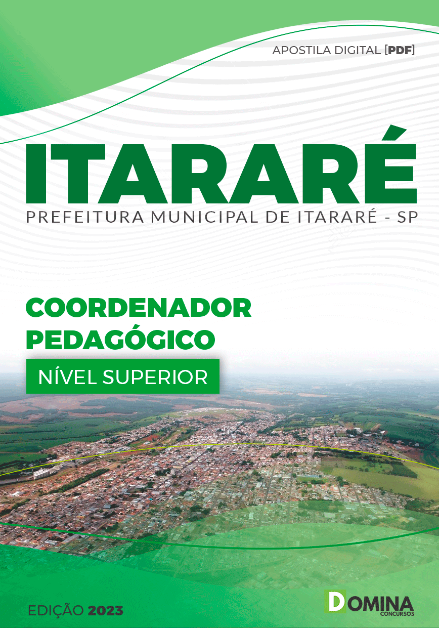 Apostila Pref Itararé SP 2024 Coordenador Pedagógico