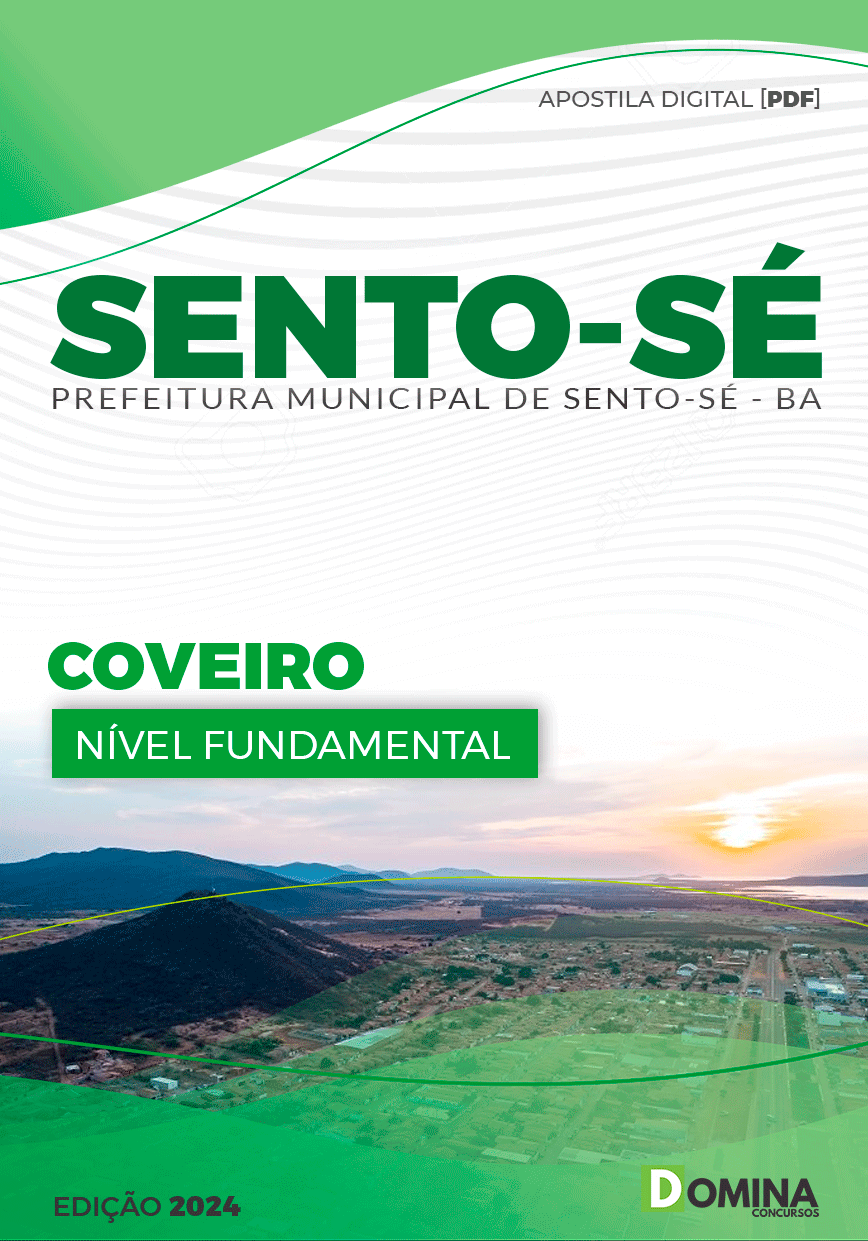 Apostila Pref Sento-Sé BA 2024 Coveiro