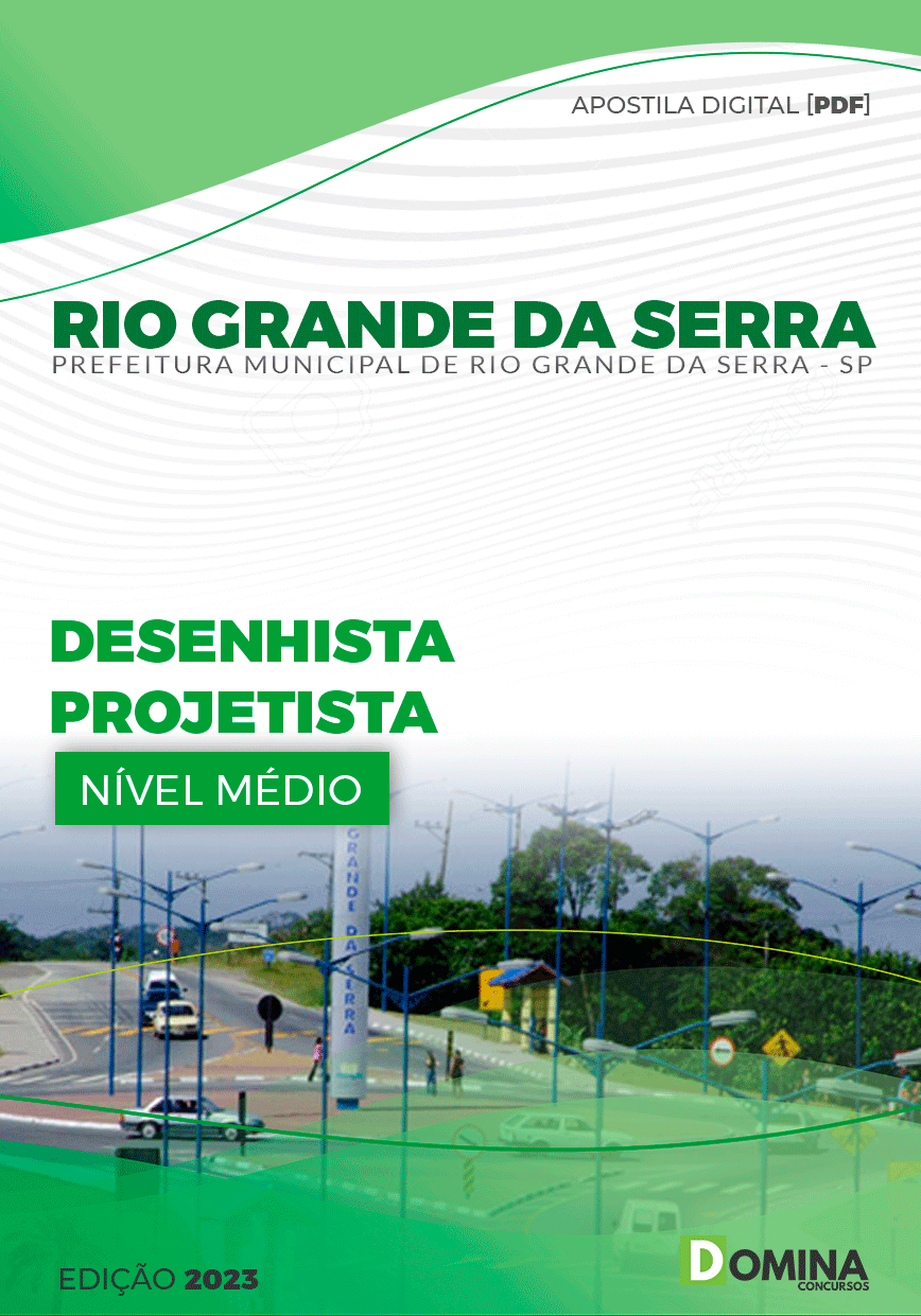 Apostila Pref Rio Grande Serra SP 2024 Desenhista Projetista