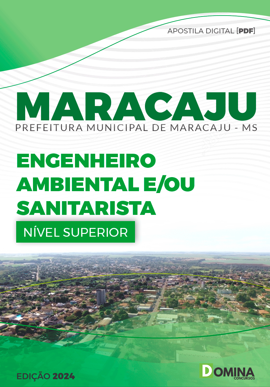 Apostila Pref Maracaju MS 2024 Engenheiro Ambiental