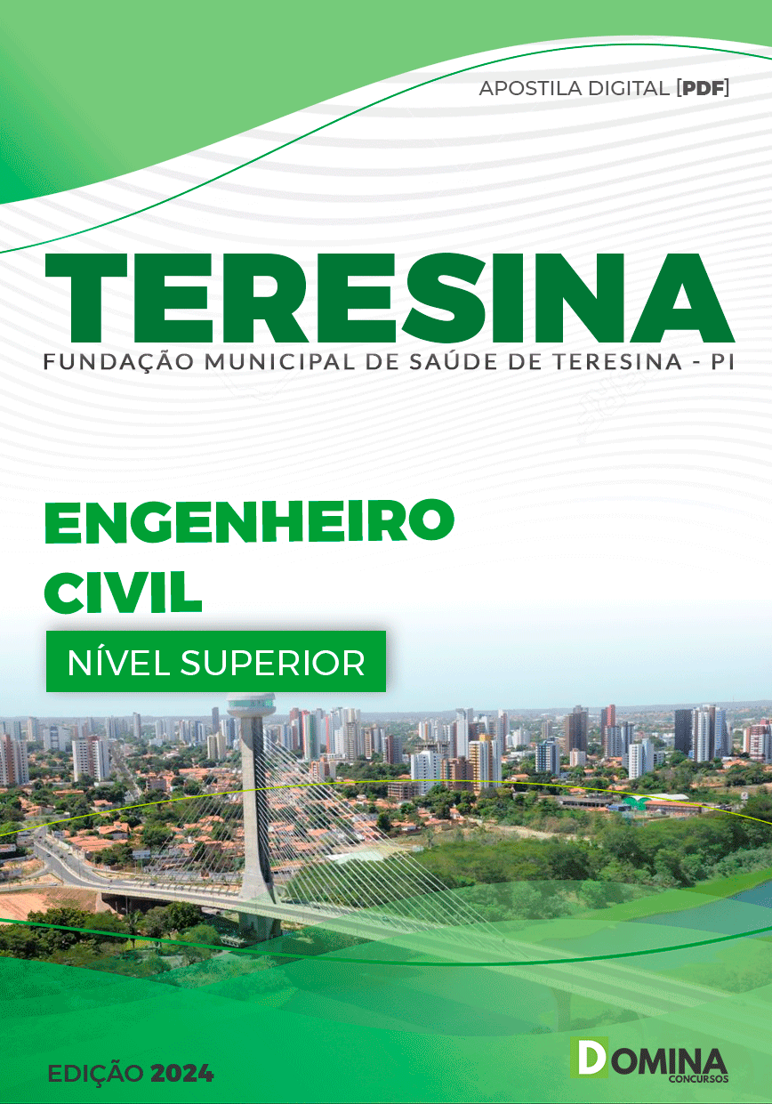 Apostila FMS Teresina PI 2024 Engenheiro Civil