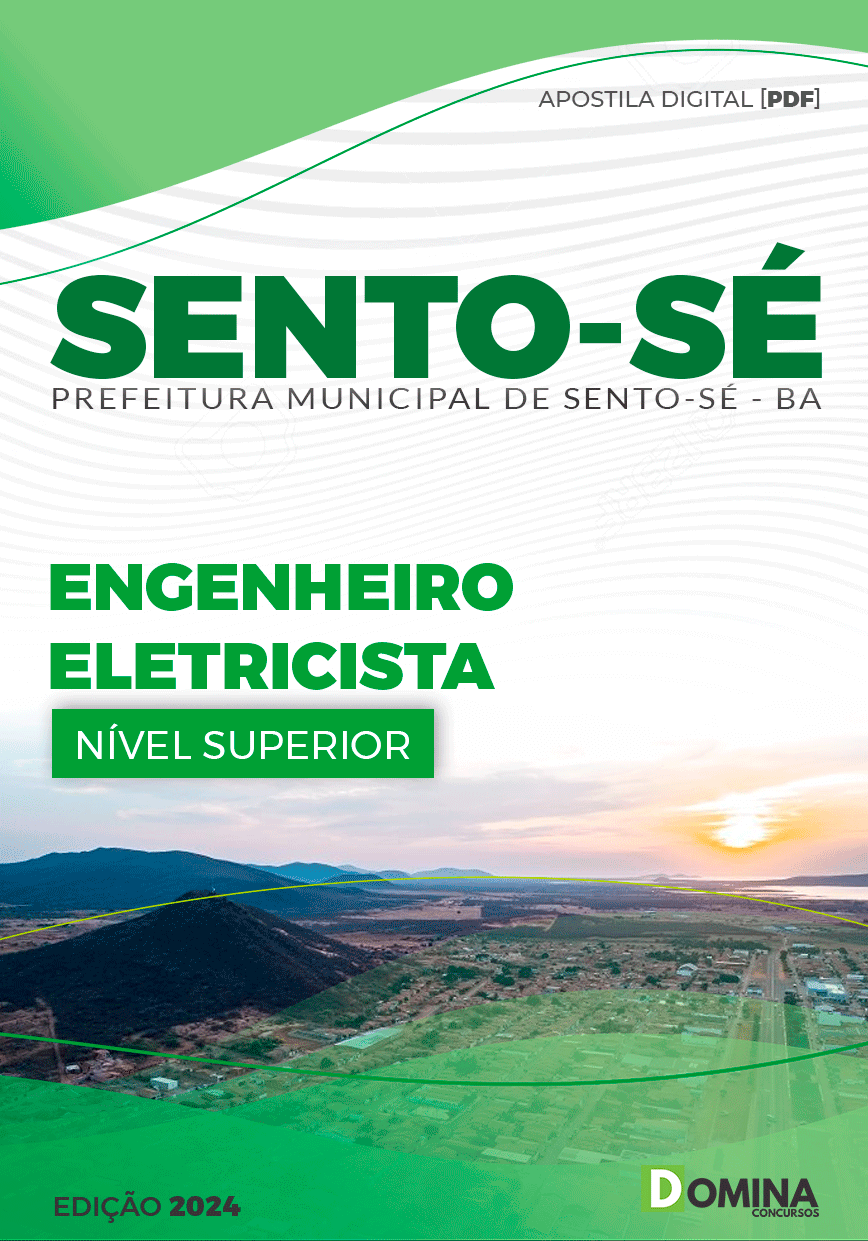 Apostila Pref Sento-Sé BA 2024 Engenheiro Eletricista