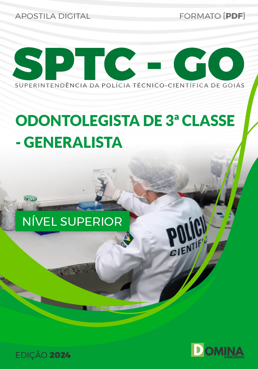 Apostila Polícia Científica GO 2024 Odontolegista Generalista