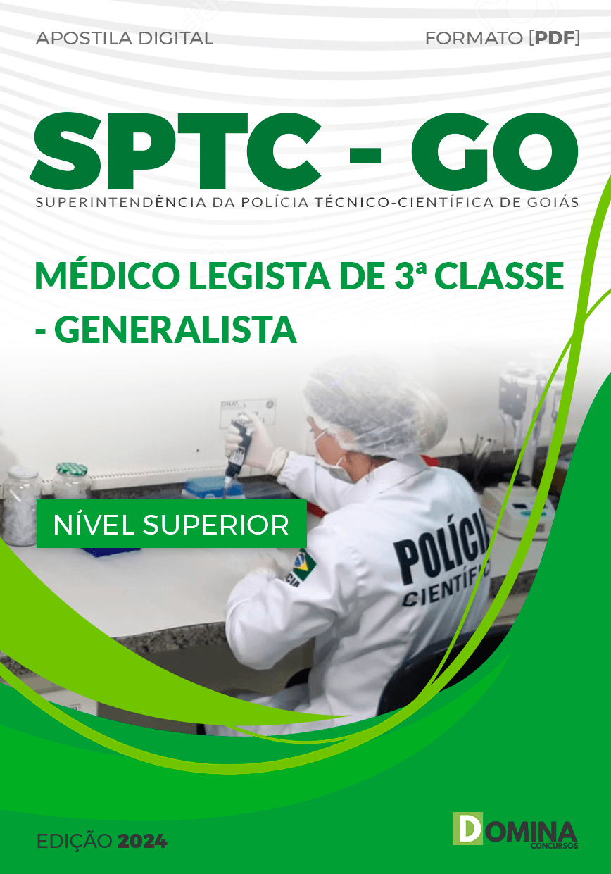 Apostila Polícia Científica GO 2024 Médico Legista Generalista