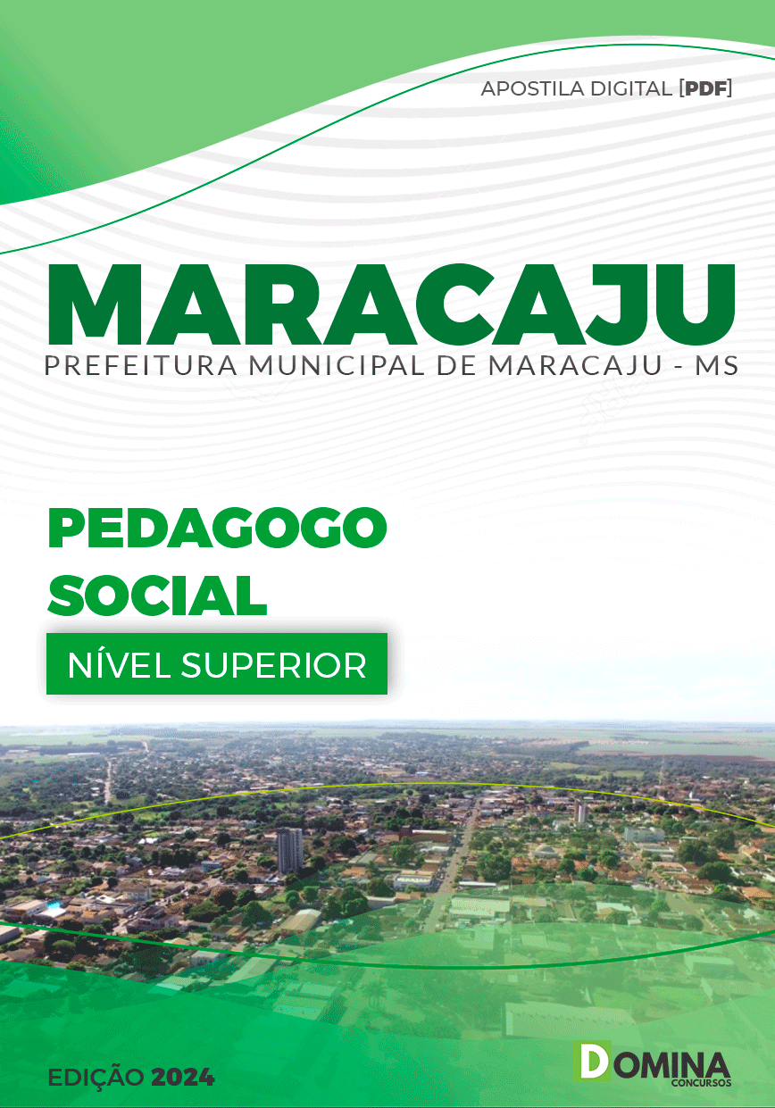 Apostila Pref Maracaju MS 2024 Pedagogo Social