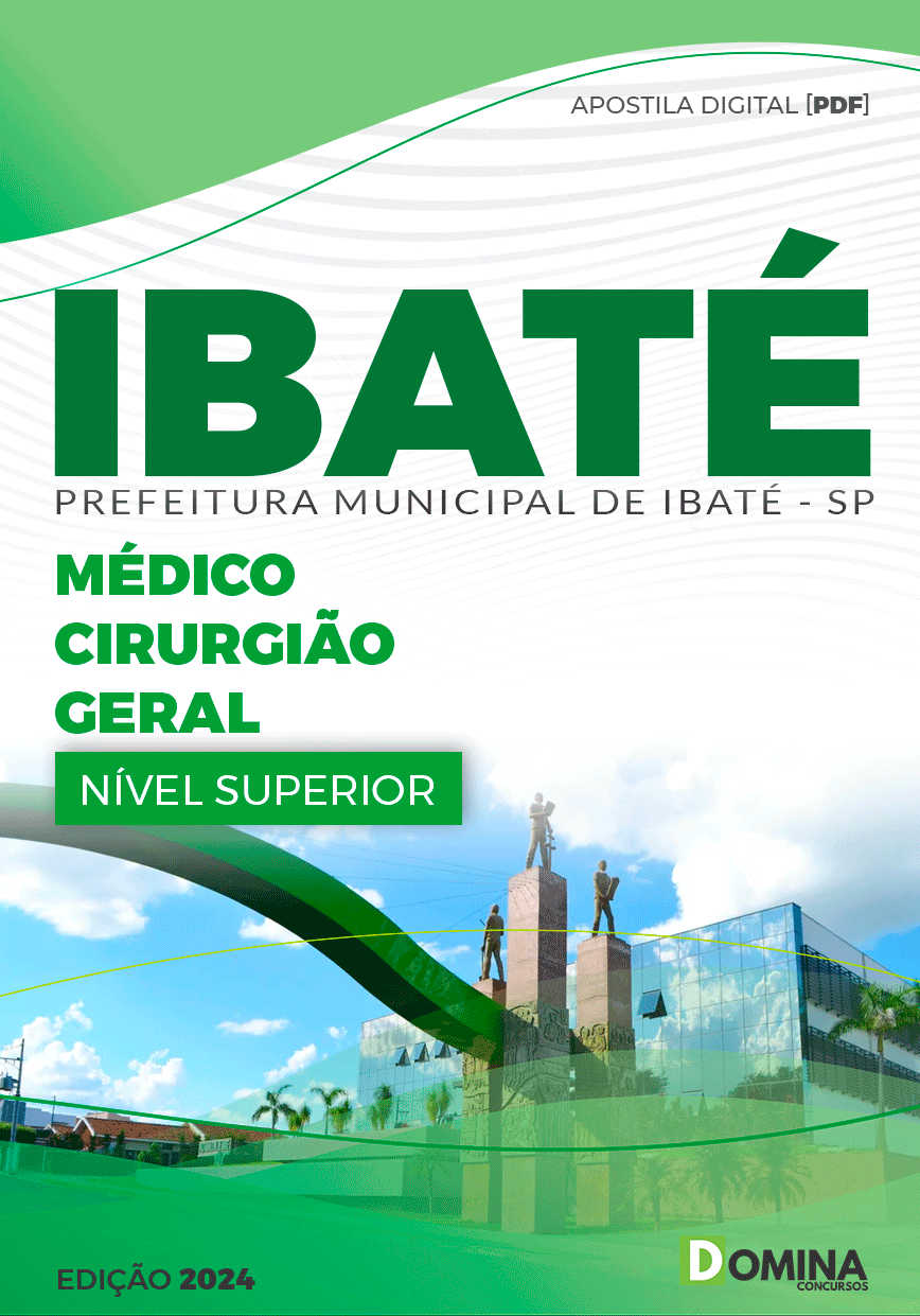 Apostila Pref Ibaté SP 2024 Médico Cirurgião Geral