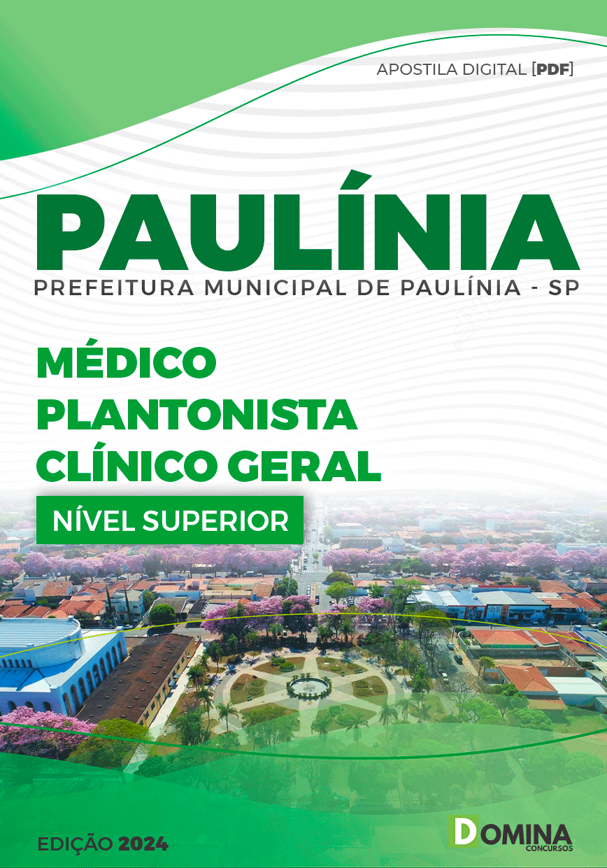Apostila Pref Paulínia SP 2024 Médico Clínico Geral