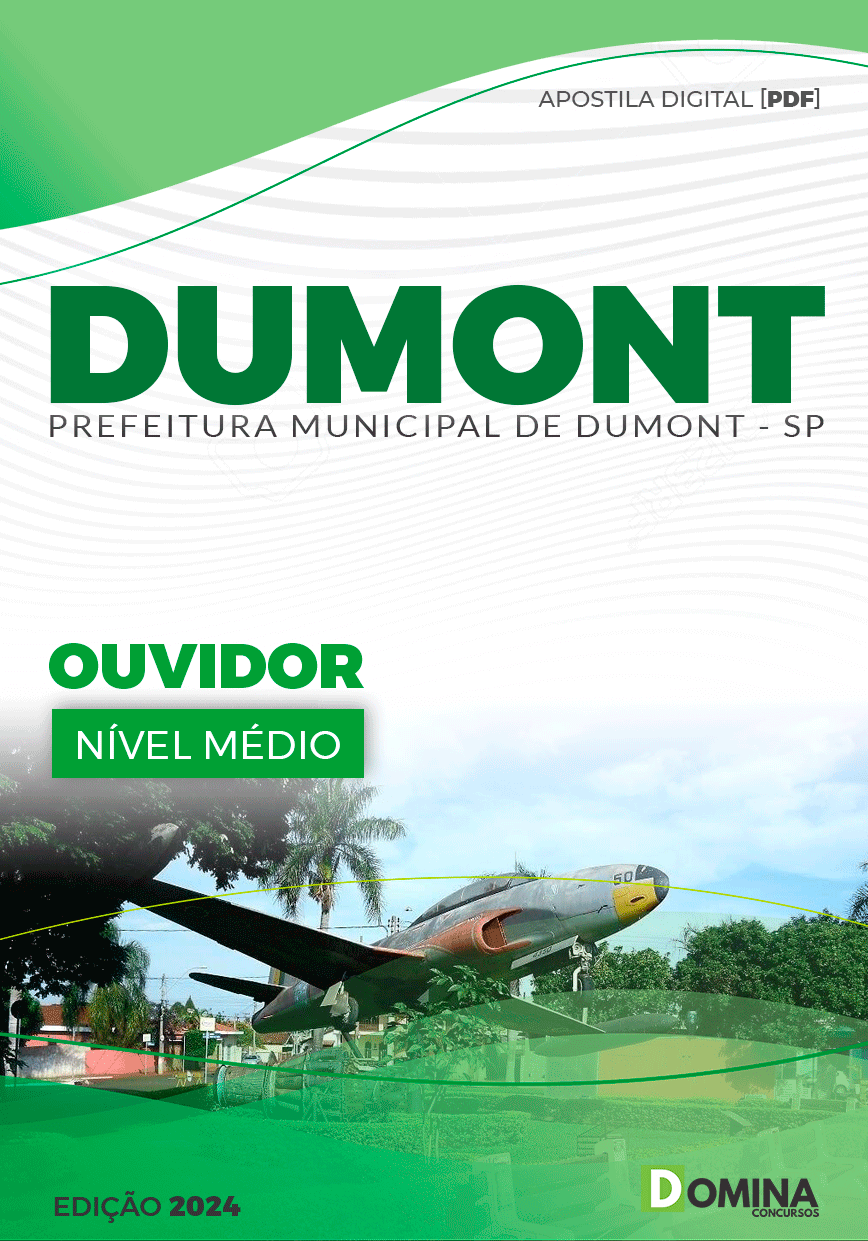 Apostila Pref Dumont SP 2024 Ouvidor