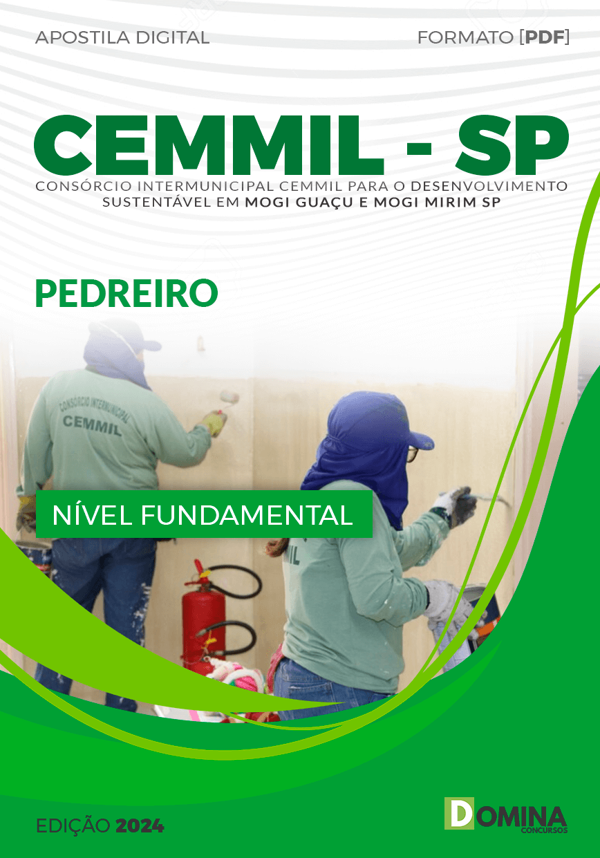 Apostila Seletivo CEMMIL SP 2024 Pedreiro