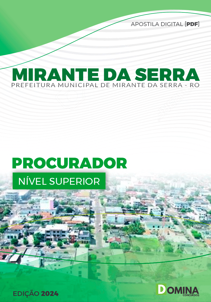 Apostila Pref Mirante da Serra RO 2024 Procurador