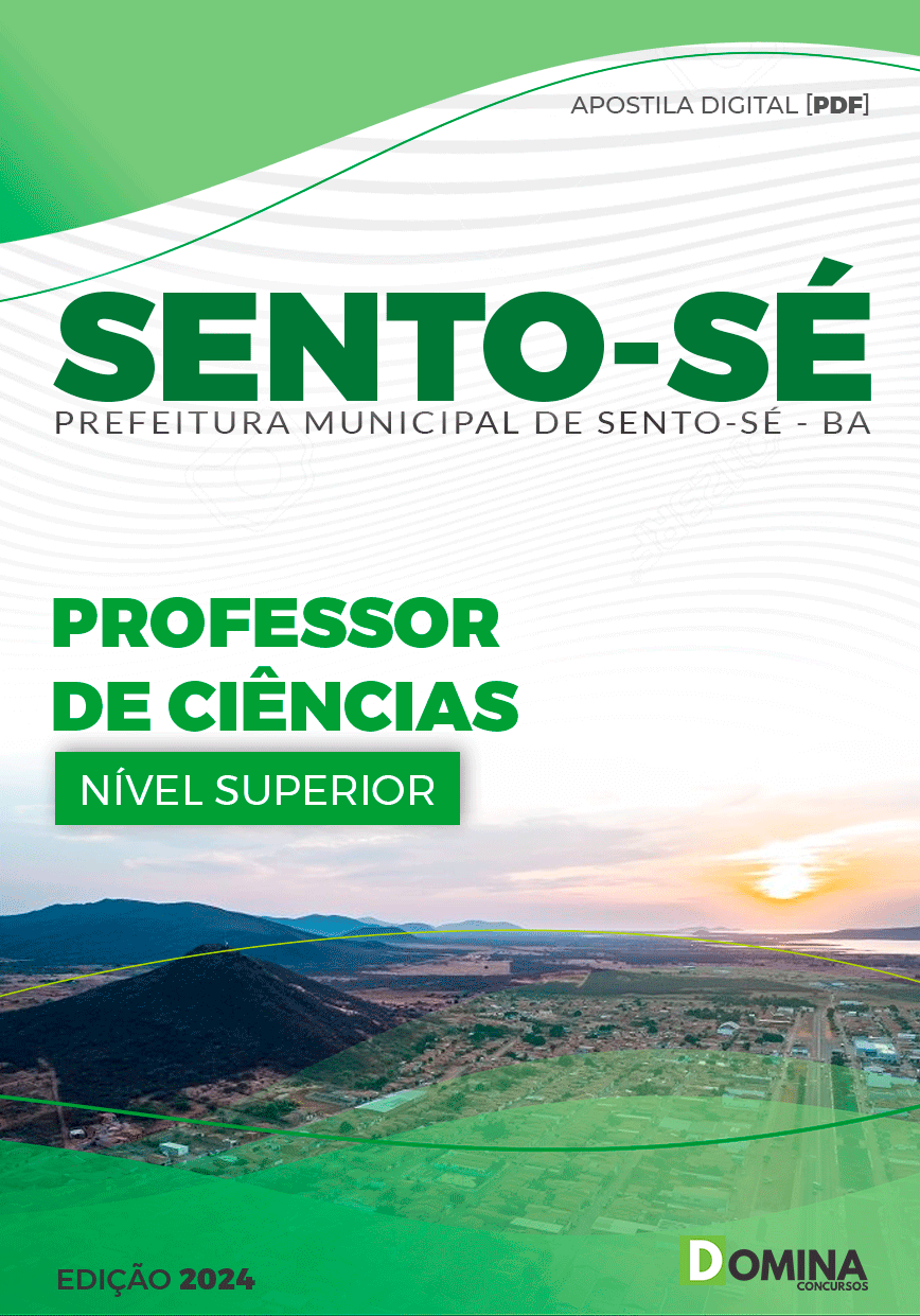 Apostila Pref Sento-Sé BA 2024 Professor de Ciências