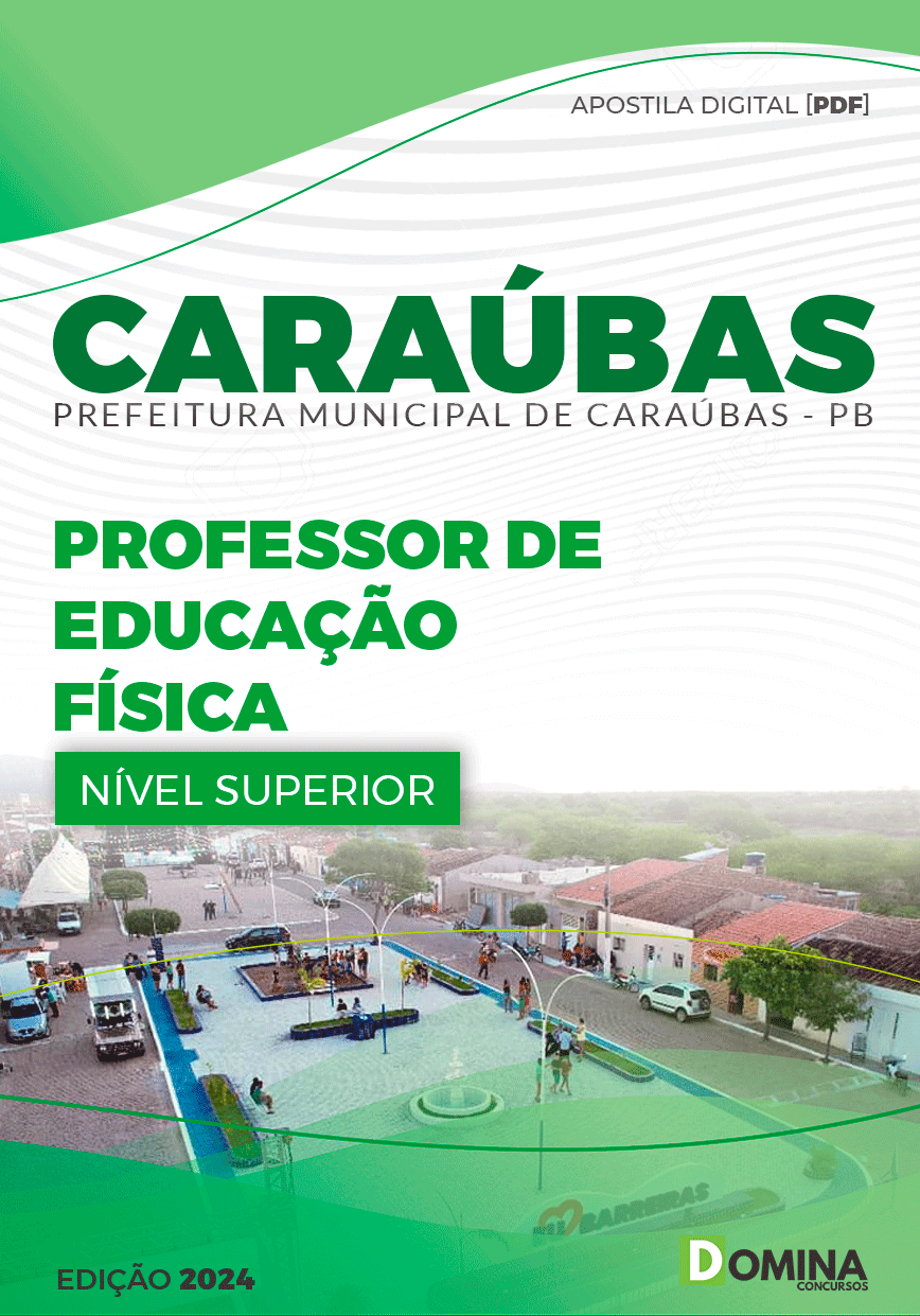 Apostila Pref Caraúbas PB 2024 Professor Educação Física