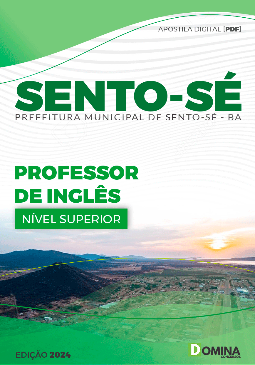 Apostila Pref Sento-Sé BA 2024 Professor de Inglês