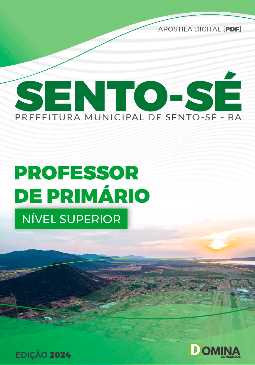 Apostila Pref Sento-Sé BA 2024 Professor de Primário