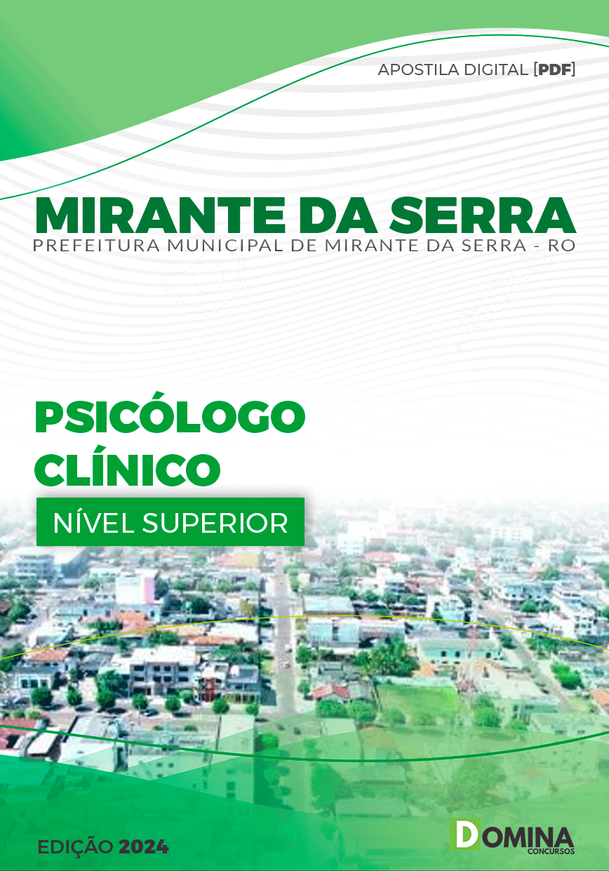 Apostila Pref Mirante da Serra RO 2024 Psicólogo Clínico